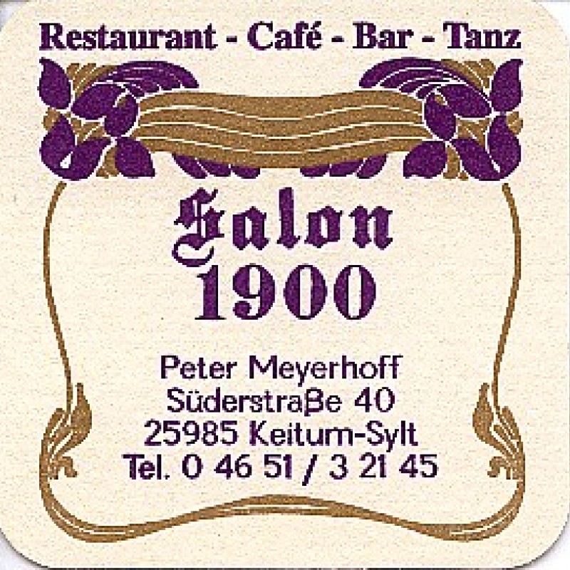 Bierdeckel (Salon 1900)