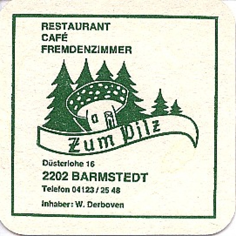 Bierdeckel (Zum Pilz)
