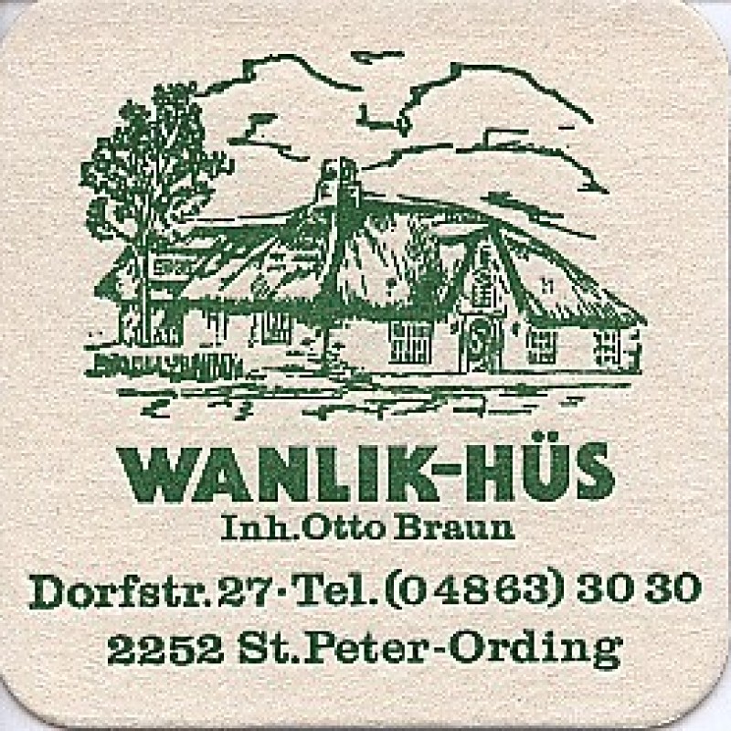 Bierdeckel (Wanlik-H&uuml;s)