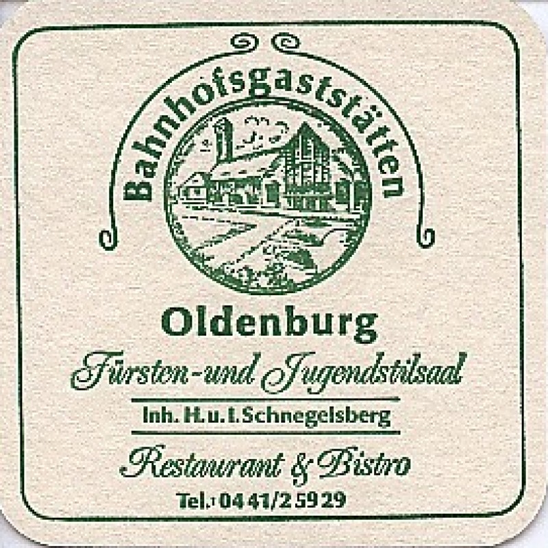 Bierdeckel (Bahnhofsgastst&auml;tten Oldenburg)