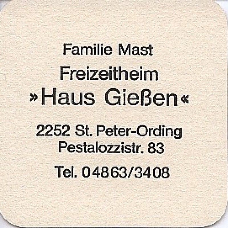 Bierdeckel (Haus Gie&szlig;en)