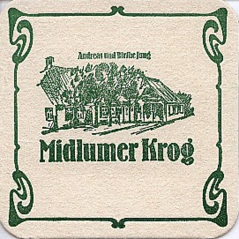 Bierdeckel (Midlumer Krog)