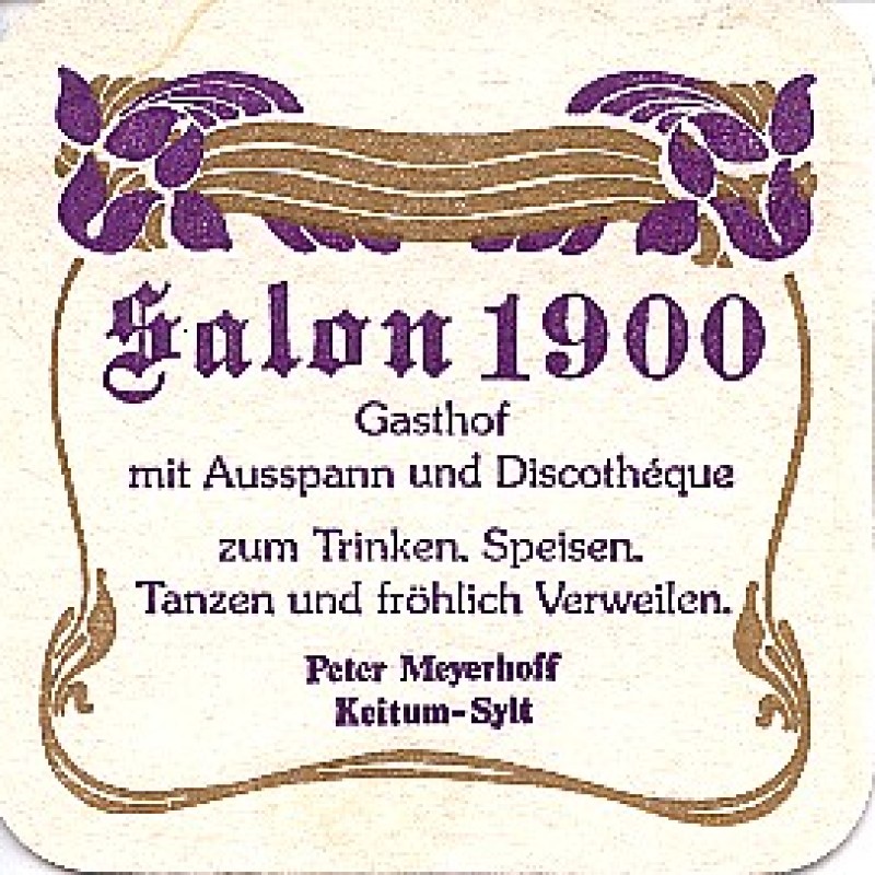 Bierdeckel (Salon 1900)