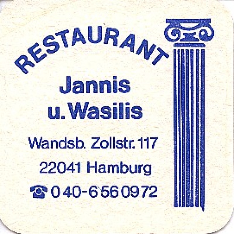 Bierdeckel (Jannis u. Wasilis)