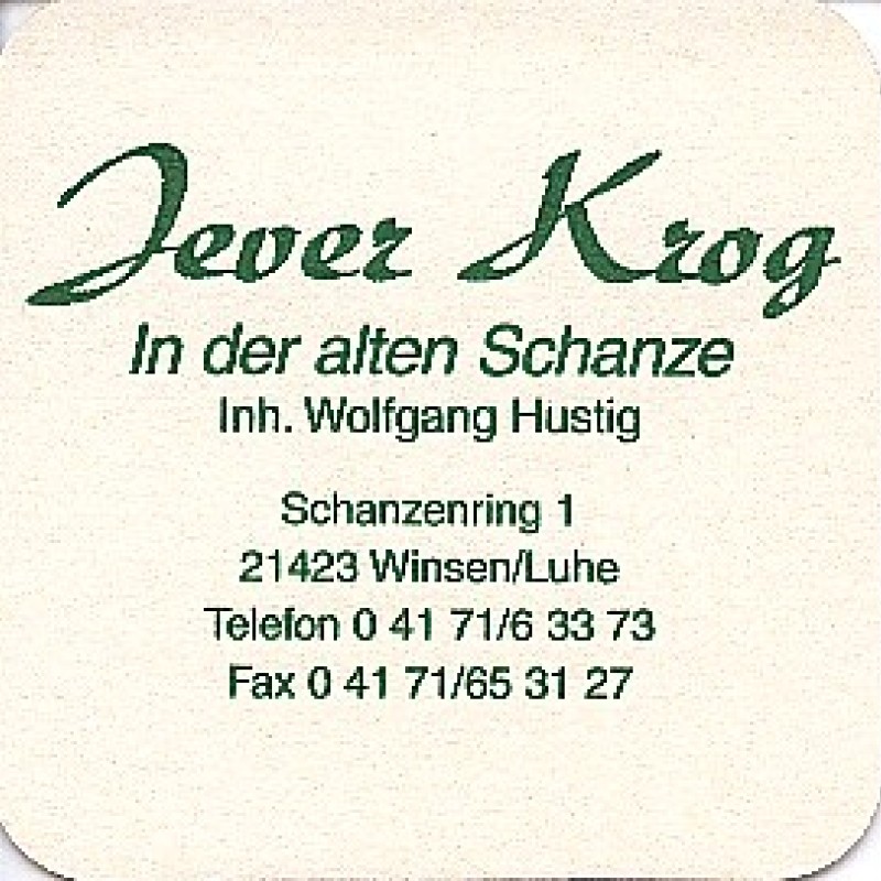 Bierdeckel (Jever Krog)