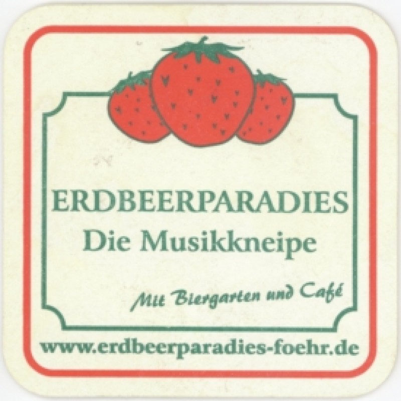 Bierdeckel (Erdbeerparadies)