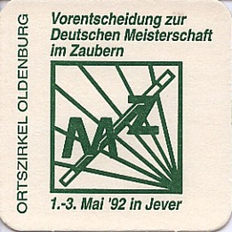 Bierdeckel (Deutsche Meisterschaft im Zaubern)