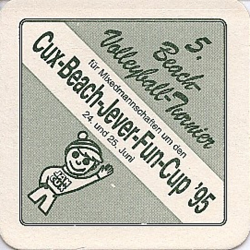 Bierdeckel (Cux-Beach-Jever-Fun-Cup)