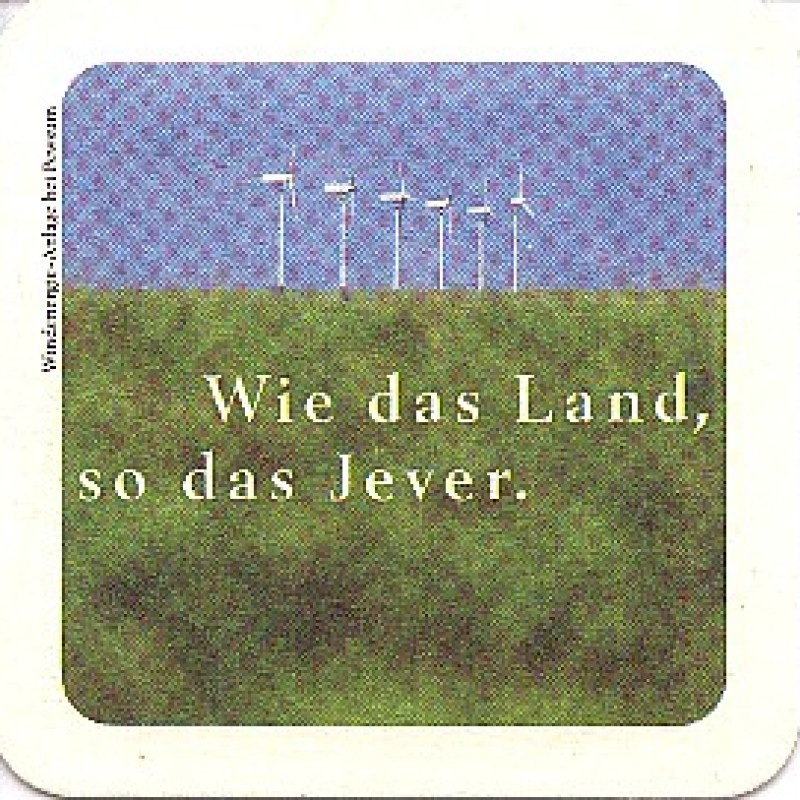 Bierdeckel (125 Jahre Wilhelmshaven)