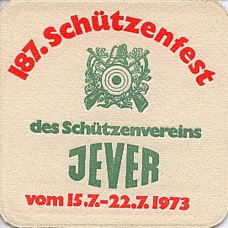 Bierdeckel (Festwoche der Stadt Jever)