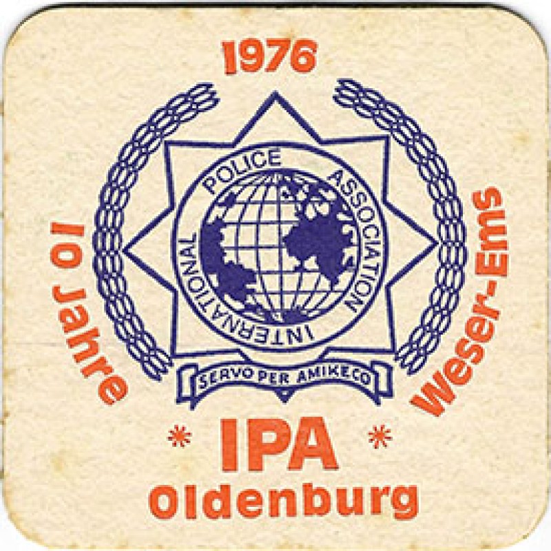 Bierdeckel (10 Jahre IPA Oldenburg)