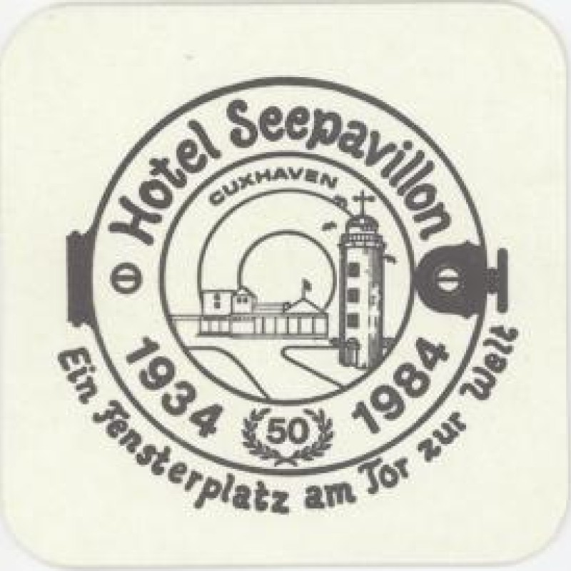 Bierdeckel (50 Jahre Hotel Seepavillon)