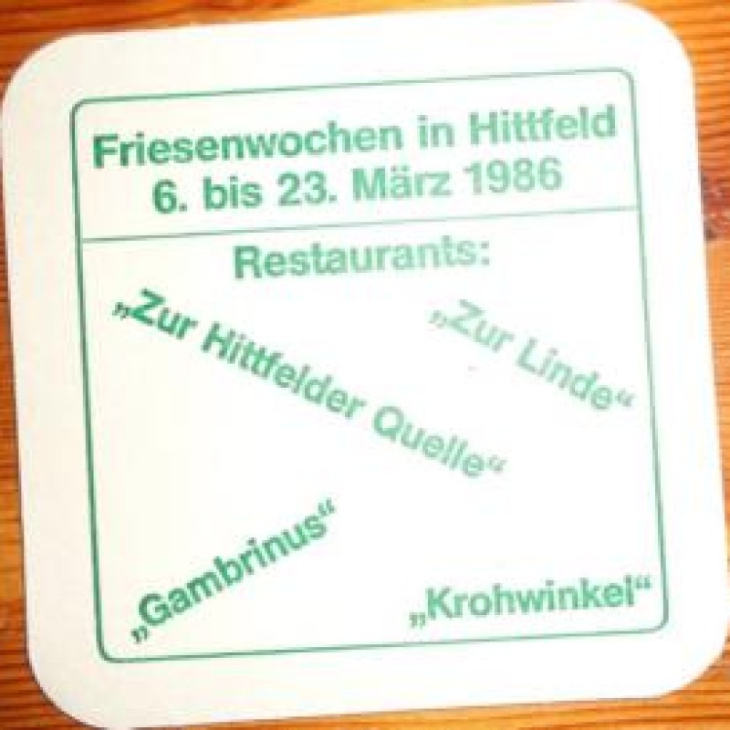 Bierdeckel (Friesenwochen)