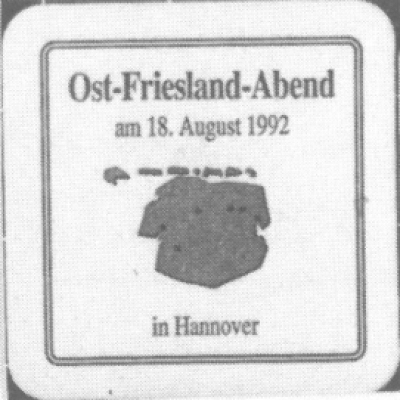 Bierdeckel (Ost-Friesland-Abend)