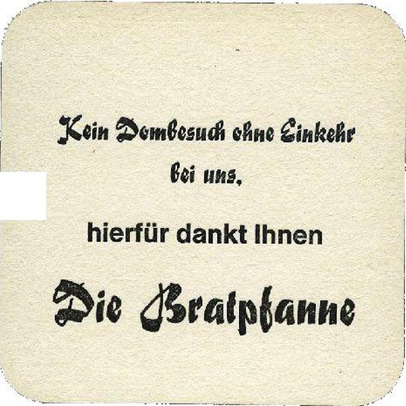 Bierdeckel (Die Bratpfanne)
