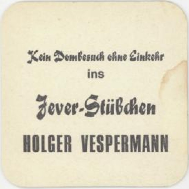 Bierdeckel (Jever-St&uuml;bchen)