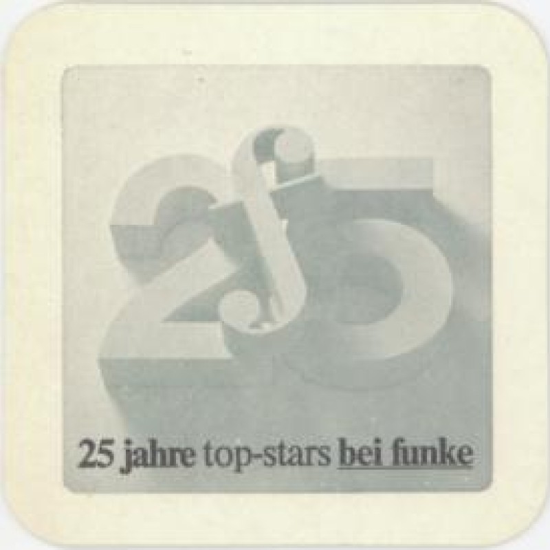 Bierdeckel (25 Jahre Top-Stars bei Funke)