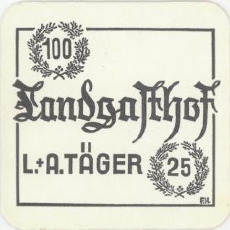 Bierdeckel (100 Jahre Landgasthof)