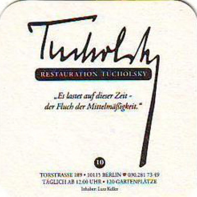 Bierdeckel (Tucholsky)