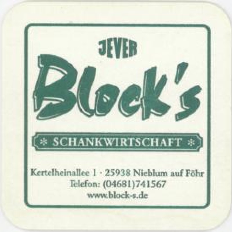 Bierdeckel (Block's)