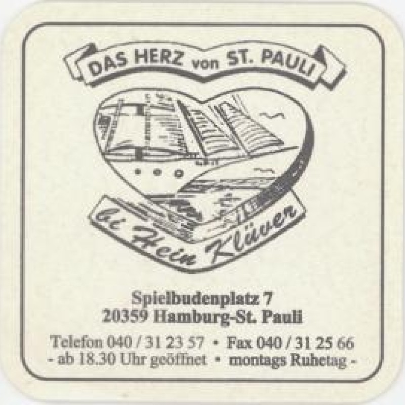 Bierdeckel (Das Herz von St. Pauli)