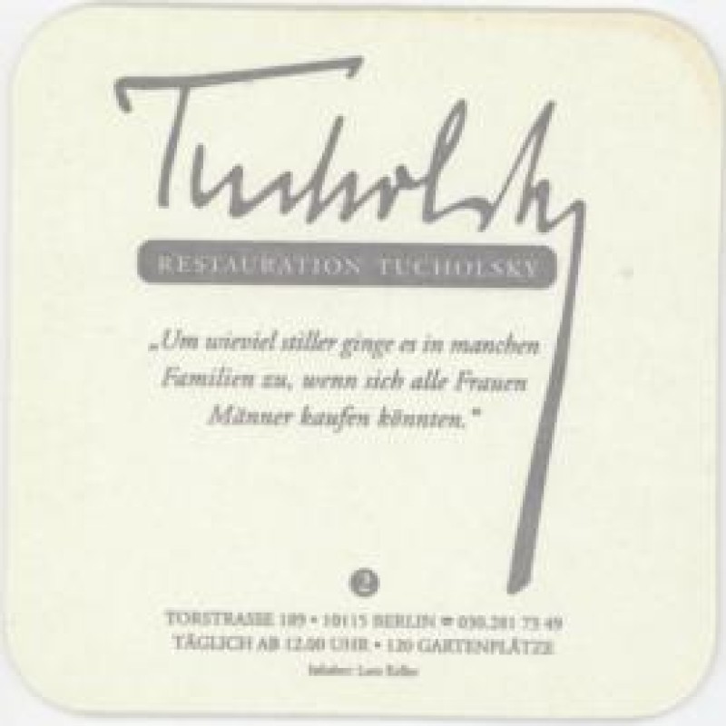 Bierdeckel (Tucholsky)