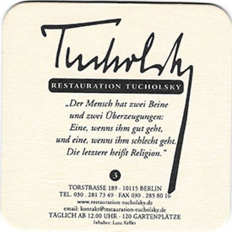 Bierdeckel (Tucholsky)