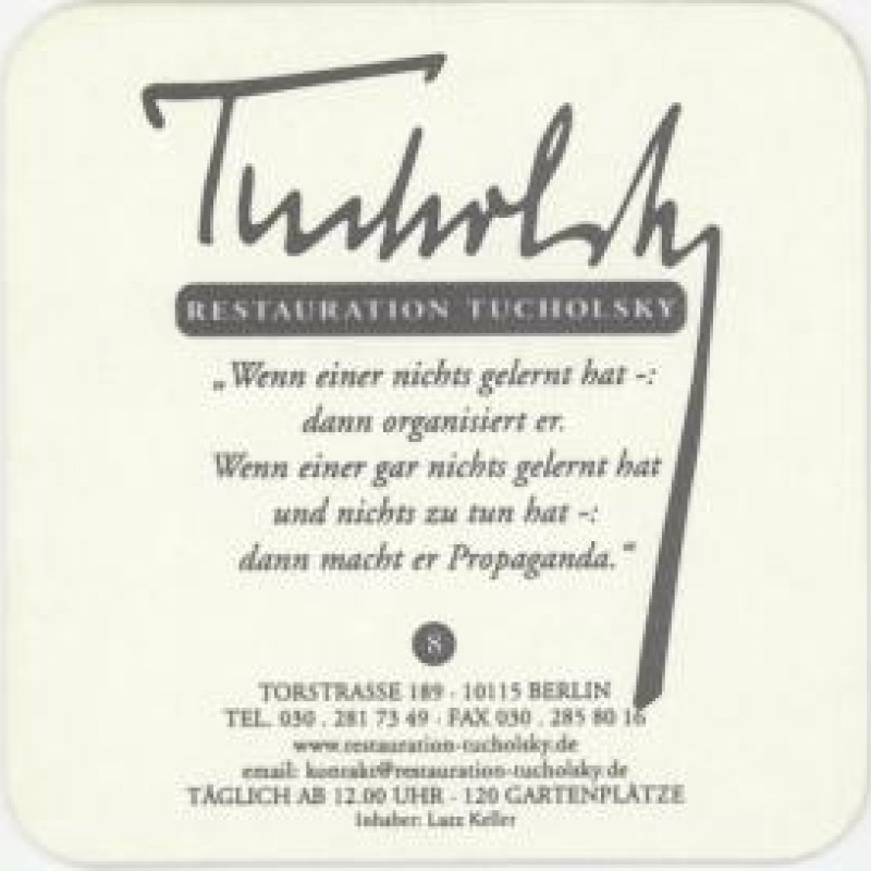 Bierdeckel (Tucholsky)