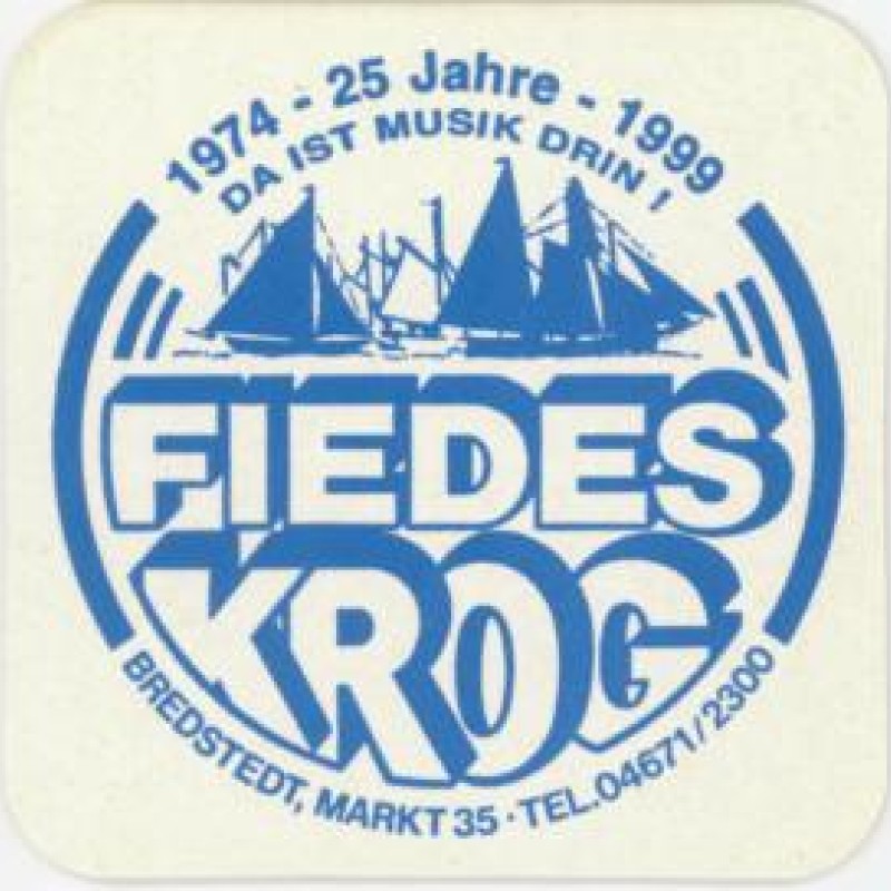 Bierdeckel (25 Jahre Fiedes Krog)