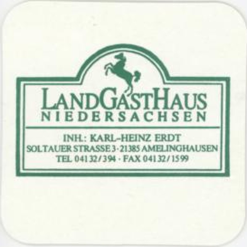 Bierdeckel (Landgasthaus Niedersachsen)