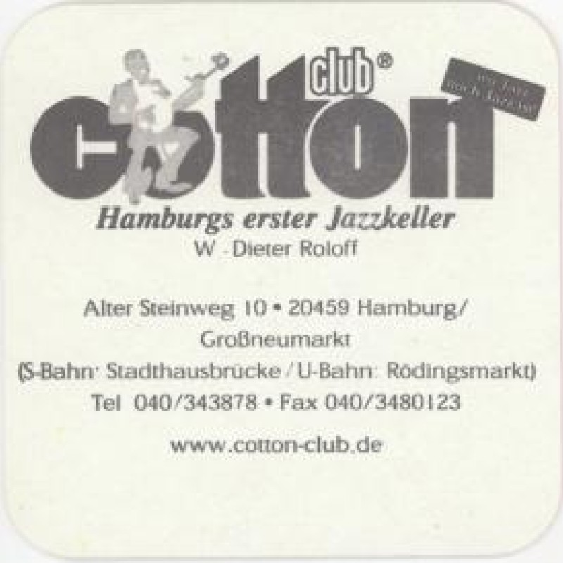 Bierdeckel (Cotton Club)
