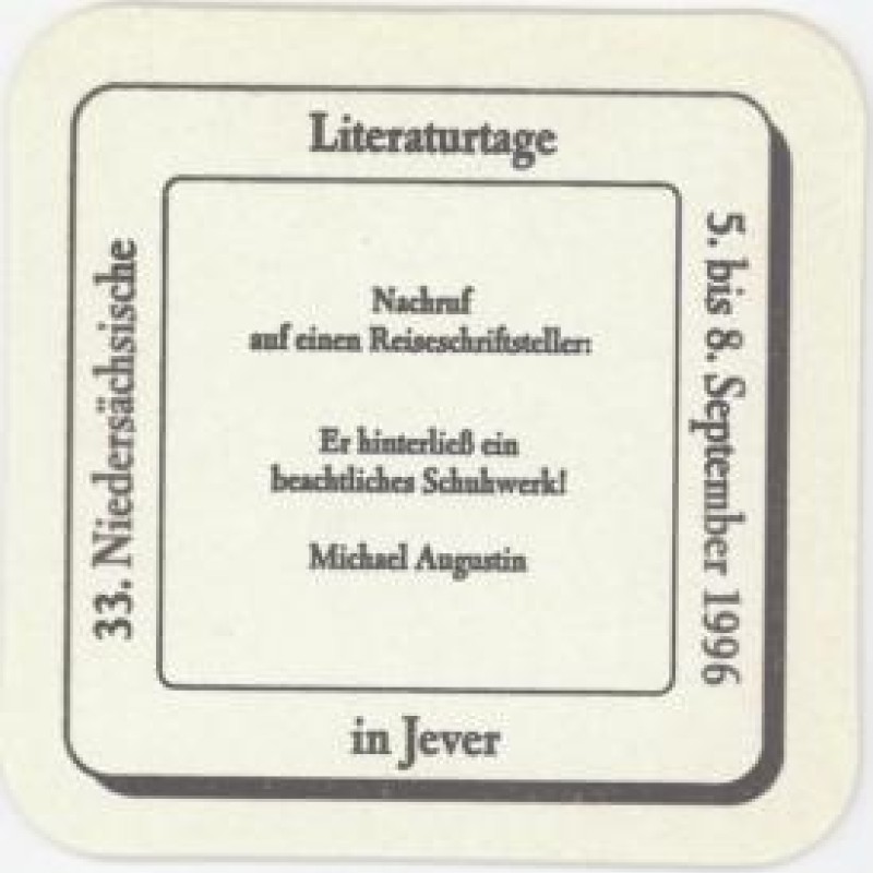 Bierdeckel (Nieders&auml;chsische Literaturtage)