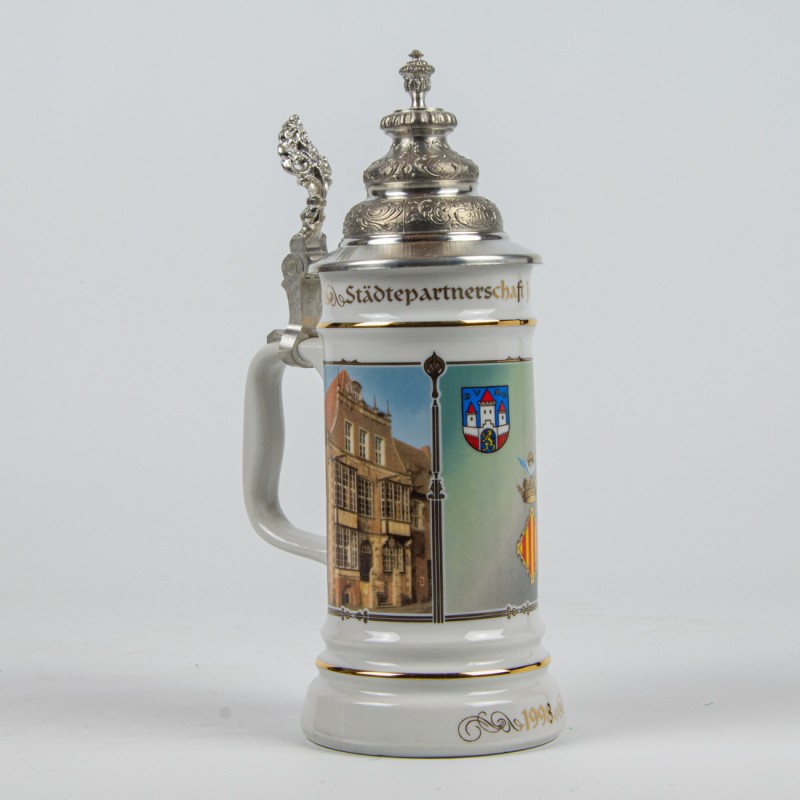 Krug (0,50l St&auml;dtepartnerschaft Cullera und Jever)