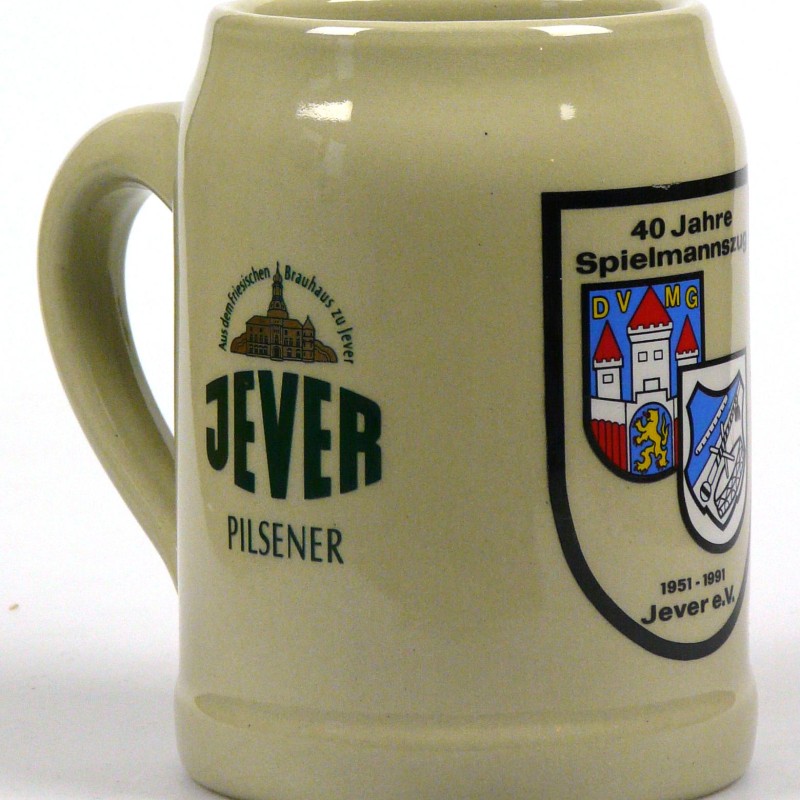 Krug (0,50l 40 Jahre Spielmannszug Jever)