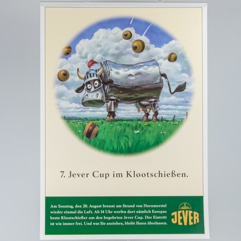 Plakat (Jever Cup im Klootschie&szlig;en)