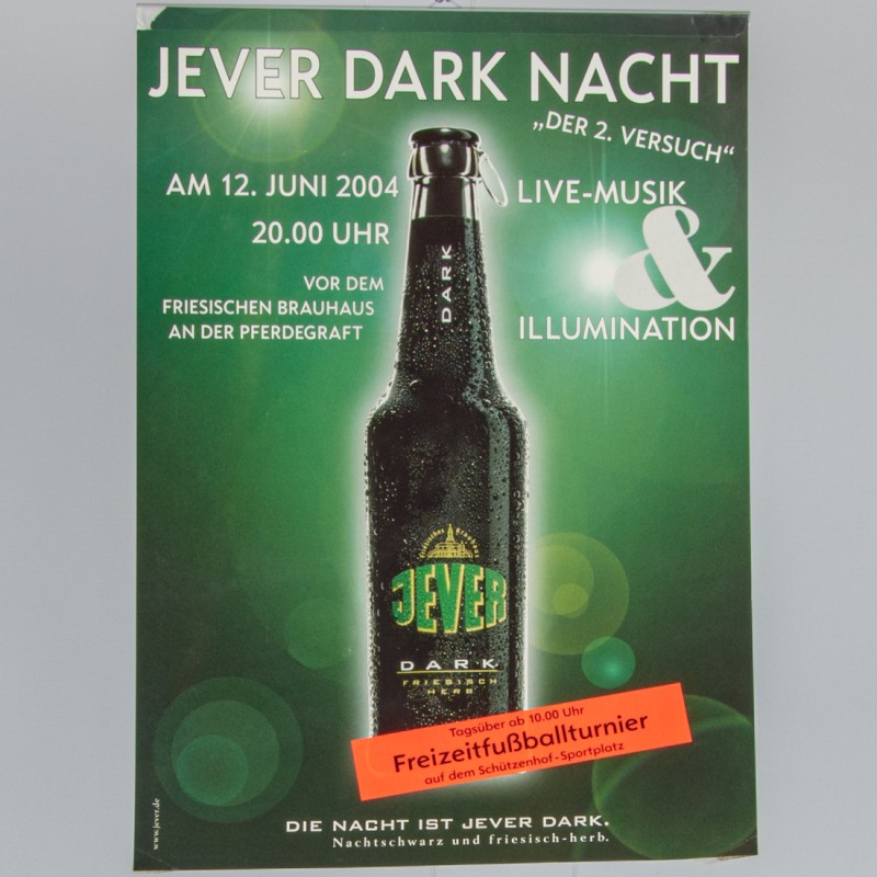 Plakat (Jever Dark Nacht)