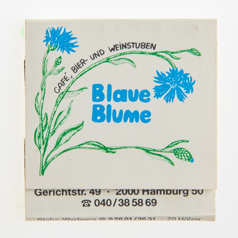 Streichh&ouml;lzer (Blaue Blume)